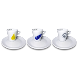 Collezione 2025 - Edizione Limitata - Set di 3 Tazzine in Ceramica Spinelli Caffè